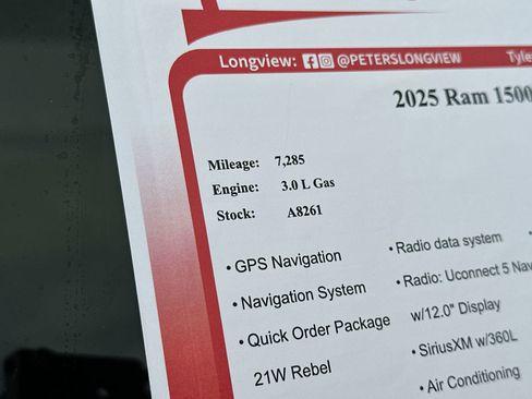 Used 2025 RAM 1500 Rebel image 26