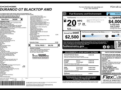 New 2026 Dodge Durango GT image 48