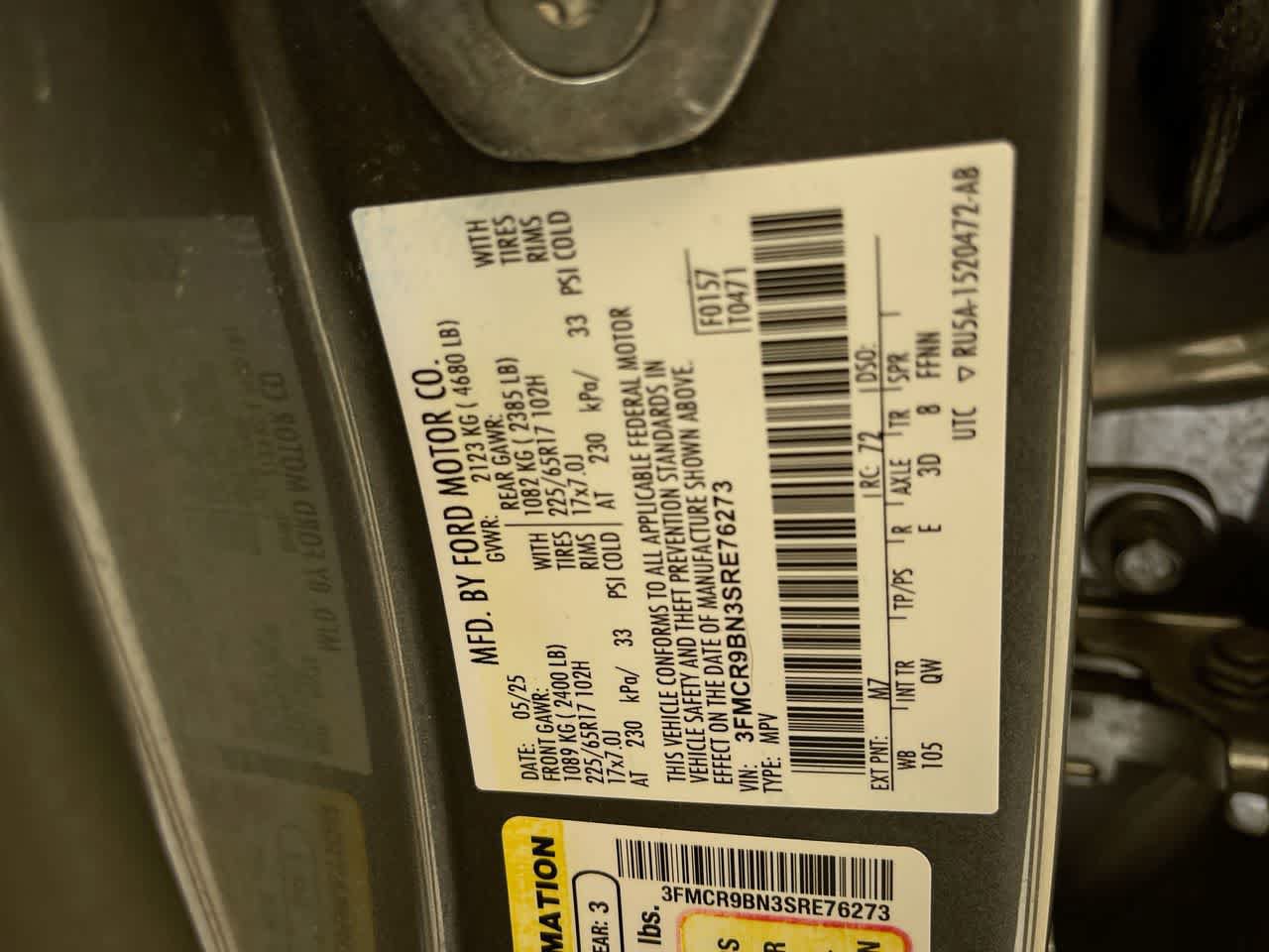 Used 2025 Ford Bronco Sport Big Bend AWD/4WD image 25