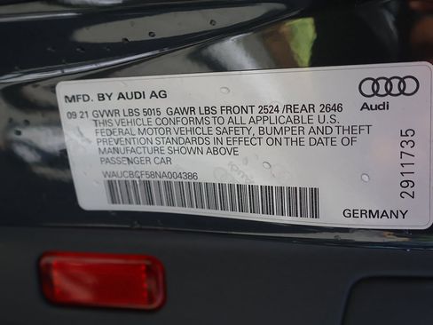 Used 2022 Audi A5 2.0T Premium Plus w/ Premium Plus image 60