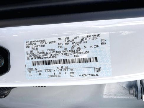 Used 2023 Ford F150 Platinum w/ Equipment Group 701A High image 35