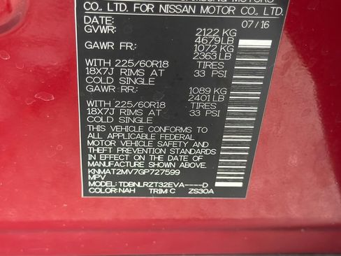 Used 2016 Nissan Rogue SL AWD/4WD image 36
