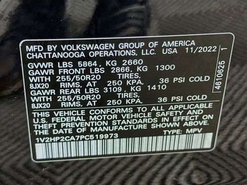 Used 2023 Volkswagen Atlas SE AWD/4WD image 31