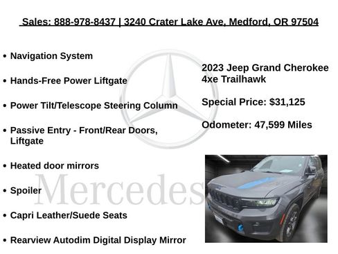 Used 2023 Jeep Grand Cherokee Trailhawk w/ Advanced Protech Group II image 15