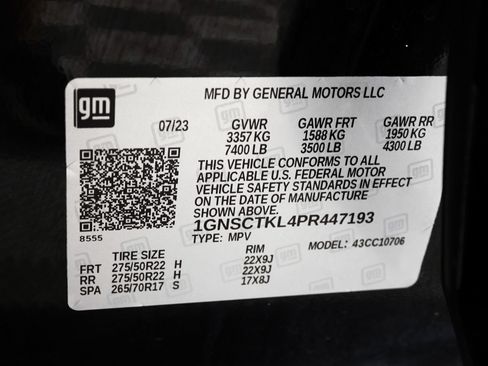 Used 2023 Chevrolet Tahoe High Country w/ Premium Package RWD image 37