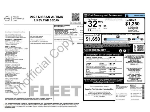 Certified 2025 Nissan Altima 2.5 SV image 29
