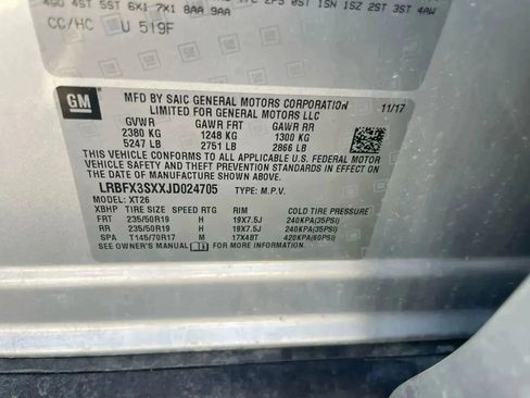 Used 2018 Buick Envision Premium w/ LPO, Active Package image 4