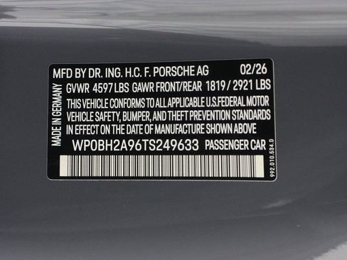 New 2026 Porsche 911 Targa 4S image 24