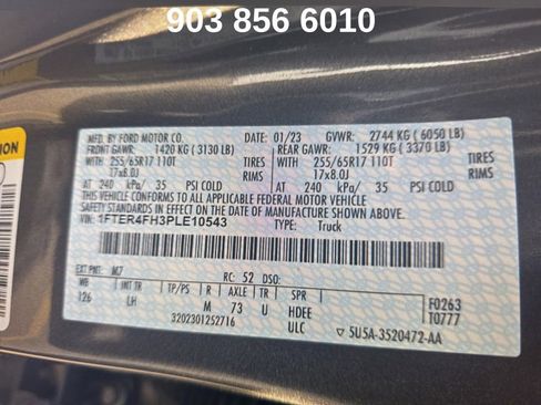 Used 2023 Ford Ranger XLT w/ Equipment Group 301A Mid image 7