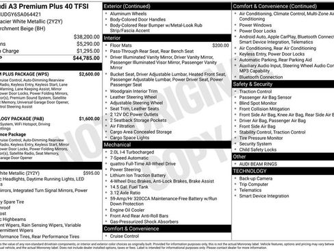 Used 2025 Audi A3 2.0T Premium Plus w/ Premium Plus Package image 9