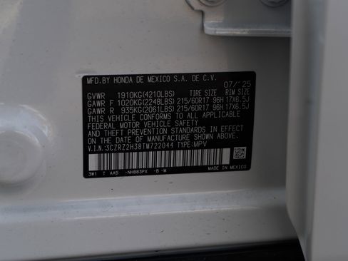 Certified 2026 Honda HR-V LX image 45