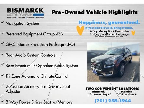 Used 2017 GMC Acadia Limited SLT AWD/4WD image 8