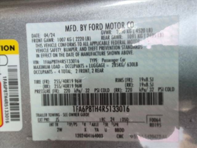 Used 2024 Ford Mustang Coupe RWD image 23