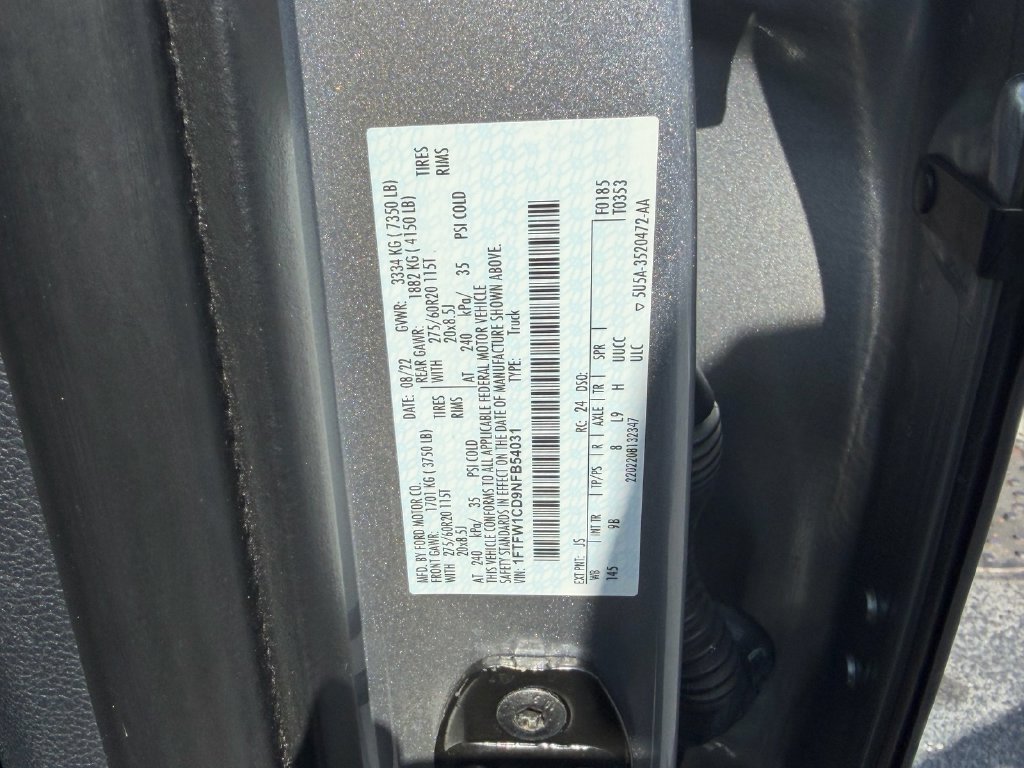 Used 2022 Ford F150 Platinum w/ Equipment Group 701A High RWD image 21