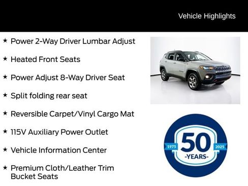 Used 2022 Jeep Compass Trailhawk w/ Sun and Sound Group AWD/4WD image 16