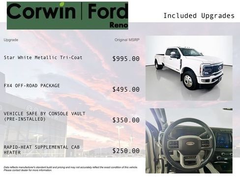 Certified 2024 Ford F450 Limited w/ FX4 Off-Road Package AWD/4WD image 3