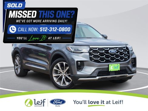Used 2025 Ford Explorer Platinum w/ Ultimate Package RWD image 1