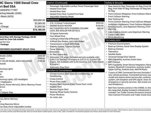 Used 2023 GMC Sierra 1500 Denali AWD/4WD image 4