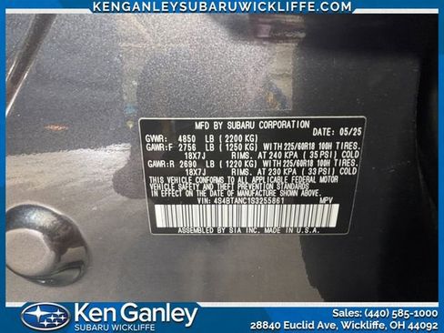 Certified 2025 Subaru Outback Limited AWD/4WD image 28