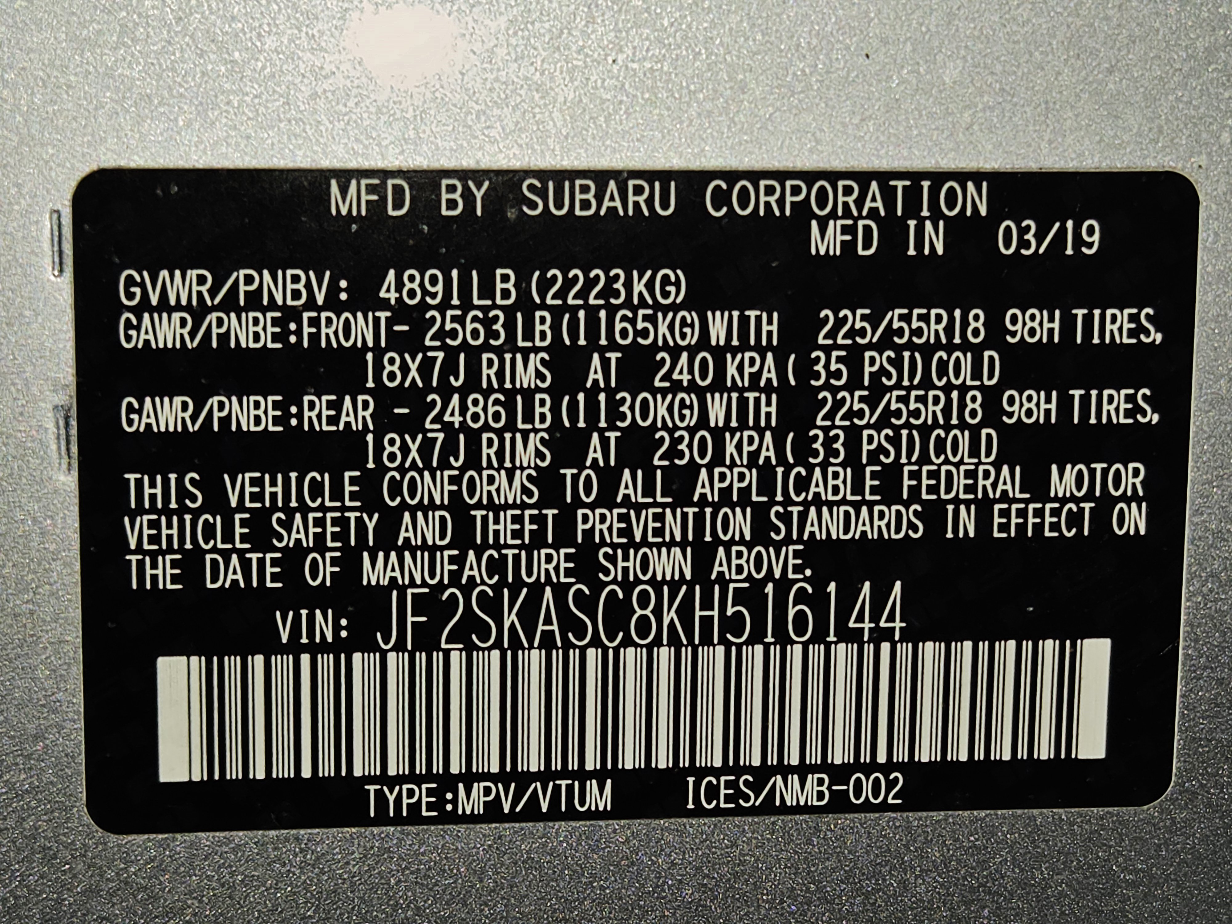 Used 2019 Subaru Forester Limited w/ Popular Package #3 AWD/4WD image 52