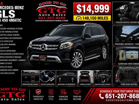 Used 2018 Mercedes-Benz GLS 450 4MATIC image 1