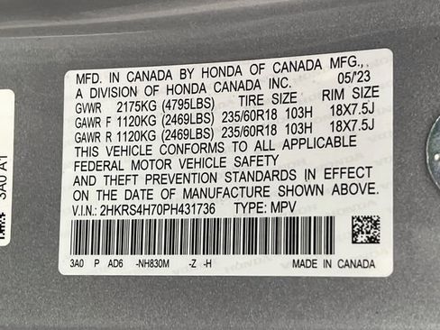 Certified 2023 Honda CR-V EX-L image 34