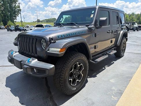 Used 2021 Jeep Wrangler Unlimited Rubicon 4xe w/ Cold Weather Group AWD/4WD image 3