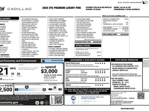 Used 2025 Cadillac XT5 Premium Luxury image 2