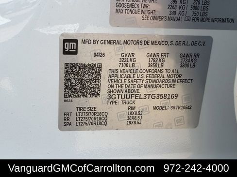 New 2026 GMC Sierra 1500 AT4X AWD/4WD image 24