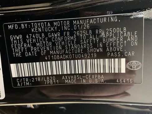 New 2026 Toyota Camry XSE image 24