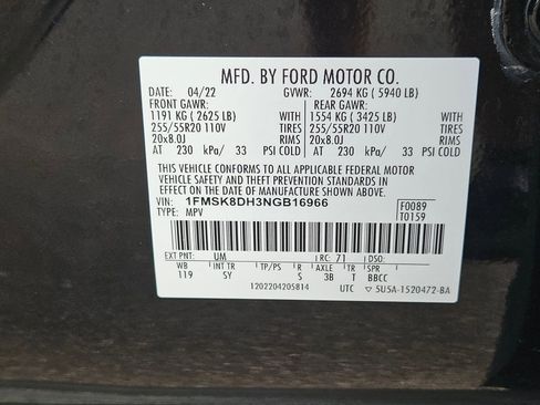 Used 2022 Ford Explorer XLT w/ Equipment Group 202A image 32