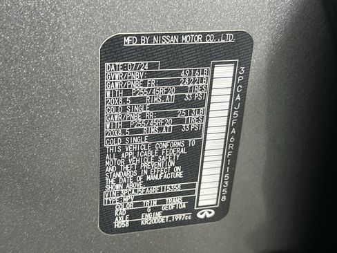 Used 2024 INFINITI QX50 Sport image 38