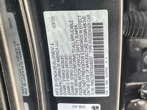 Certified 2025 Honda Accord EX-L image 22
