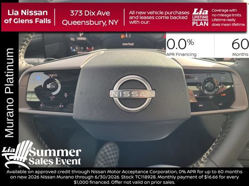 New 2026 Nissan Murano Platinum w/ Cargo Package AWD/4WD image 15