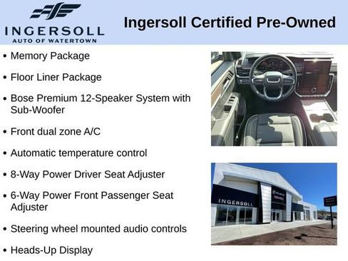 Used 2025 GMC Acadia Denali w/ LPO, Floor Liner Package image 10