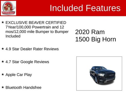 Used 2020 RAM 1500 Big Horn image 4