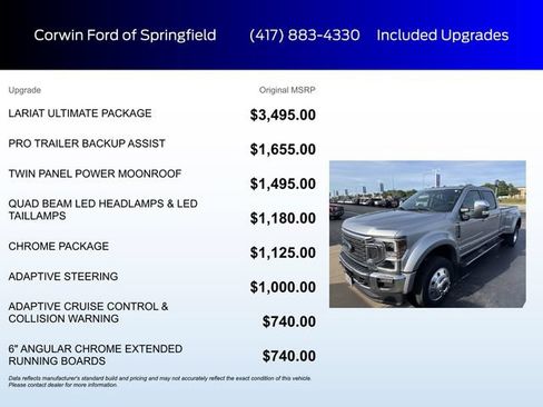 Used 2021 Ford F450 Lariat w/ Lariat Ultimate Package AWD/4WD image 6