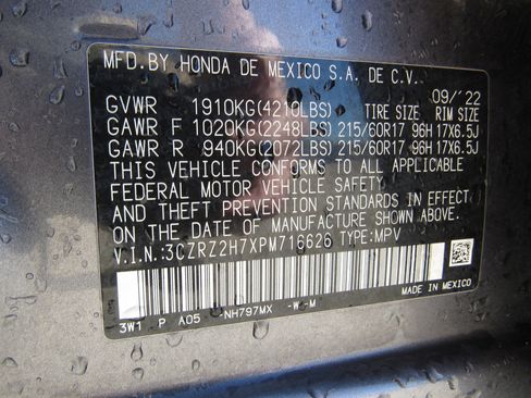 Certified 2023 Honda HR-V EX-L image 29