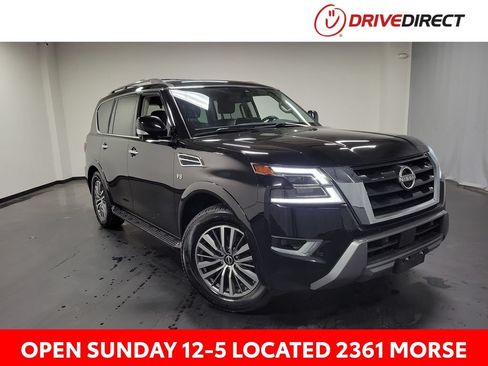 Used 2021 Nissan Armada SL w/ Captain's Chairs Package AWD/4WD image 1