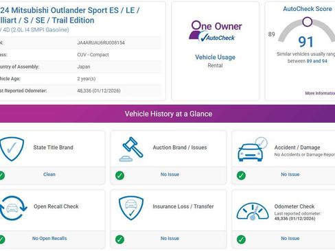 Used 2024 Mitsubishi Outlander Sport SE image 2