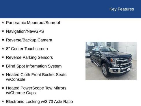 Certified 2022 Ford F250 XLT w/ XLT Premium Package AWD/4WD image 36