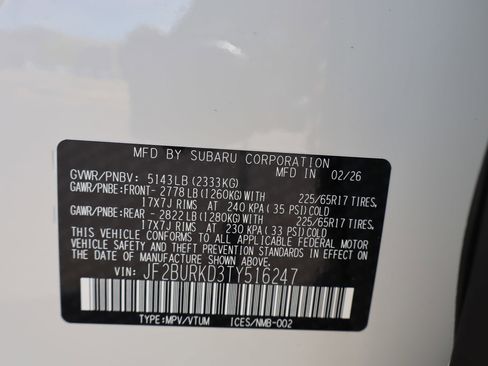 New 2026 Subaru Outback Wilderness AWD/4WD image 22