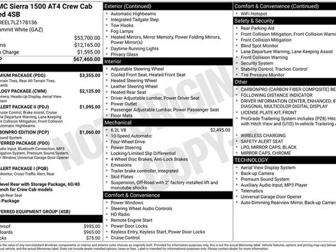 Used 2020 GMC Sierra 1500 AT4 w/ AT4 Premium Package AWD/4WD image 6