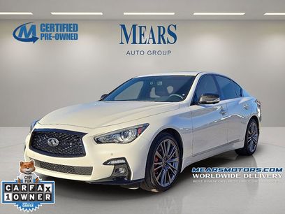 Used 2023 INFINITI Q50 Red Sport 400 w/ Carbon Fiber Package