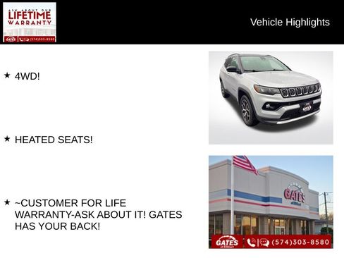 Used 2025 Jeep Compass Limited AWD/4WD image 8