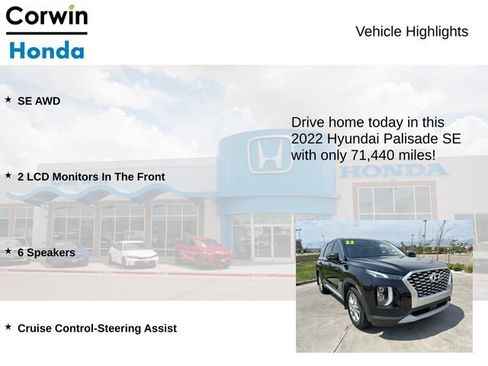 Used 2022 Hyundai Palisade SE AWD/4WD image 6