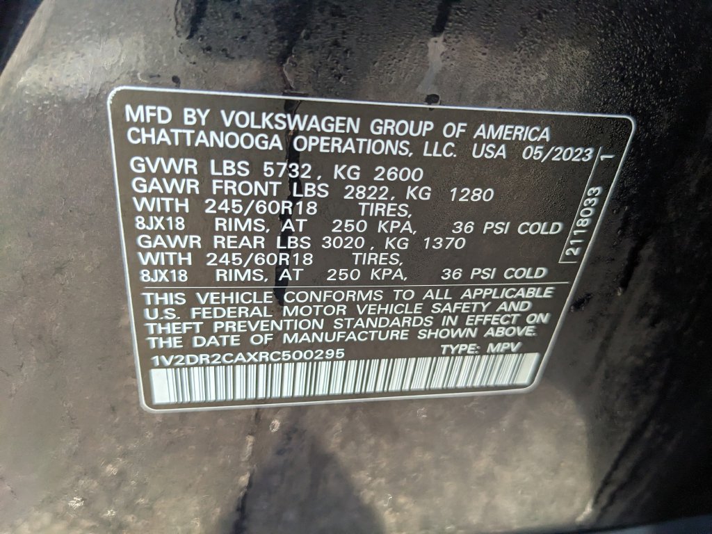 Certified 2024 Volkswagen Atlas SE FWD image 36