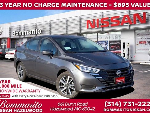 New 2025 Nissan Versa SV w/ Trunk Package image 1