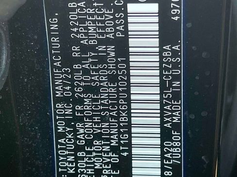 Certified 2023 Toyota Camry SE AWD/4WD image 22