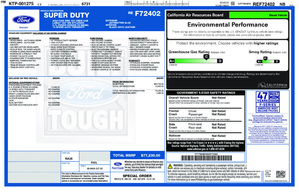 Used 2024 Ford F250 Lariat AWD/4WD image 4
